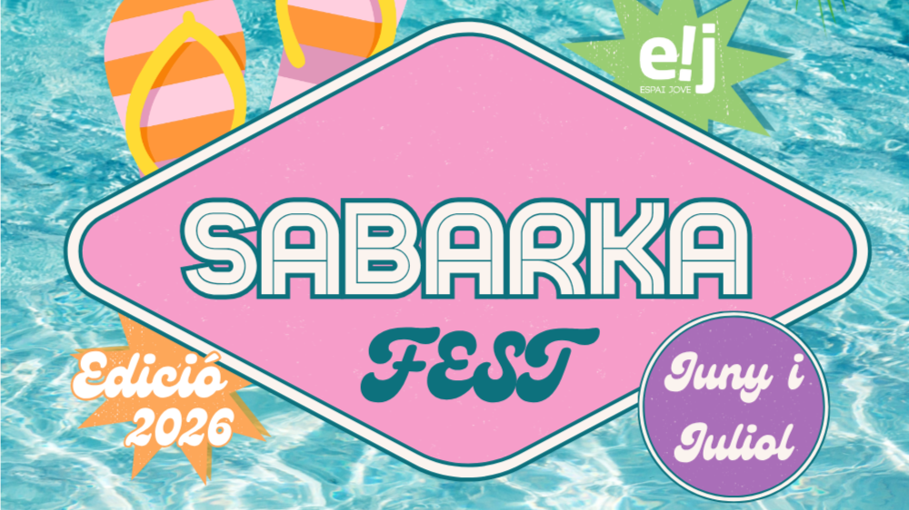 Imatge de la notícia: El Sabarka Fest 2026 oferirà una dotzena d’activitats per a joves aquest estiu